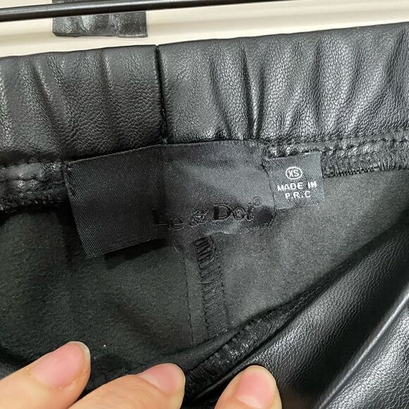Line & Dot / Revolve / Mauvais Garcon Moto Pant in Black - Picture 6 of 8